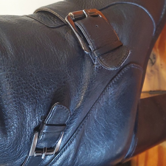 Alfani Tall Black Leather Maren Boots Size 10 M - Picture 4 of 8